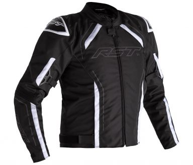 RST S1 CE Textile Jacket Black White