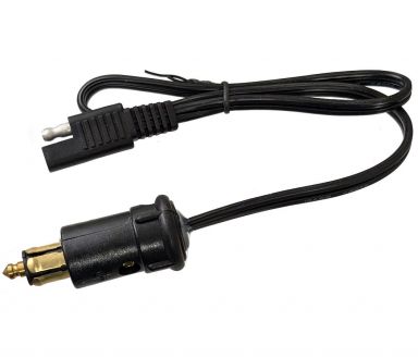 12v Euro DIN Jack to SAE -  Warm & Safe 18 inch