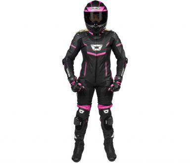 Cortech Women's Revo Sport Air 1-Piece Suit Black/Pink