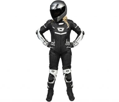 Cortech Women's Revo Sport Air 1-Piece Suit Black/White