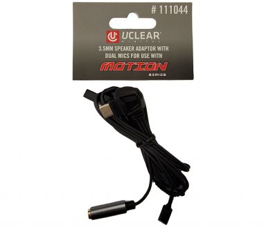UCLEAR Motion 3.5mm Speaker Adapter with Mics