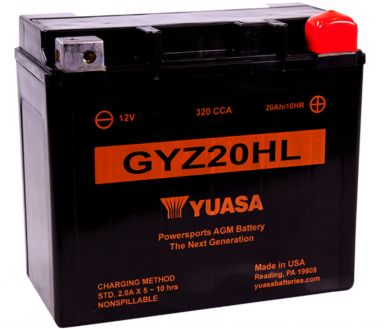 Yuasa AGM Battery GYZ20HL